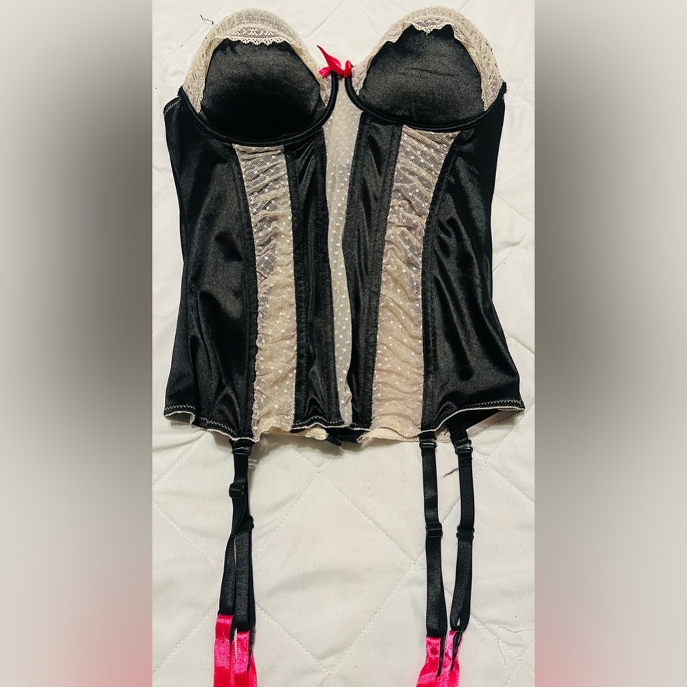 Black Sexy Gothic Corset Lingerie Women’s Small 36B Charolette Russe